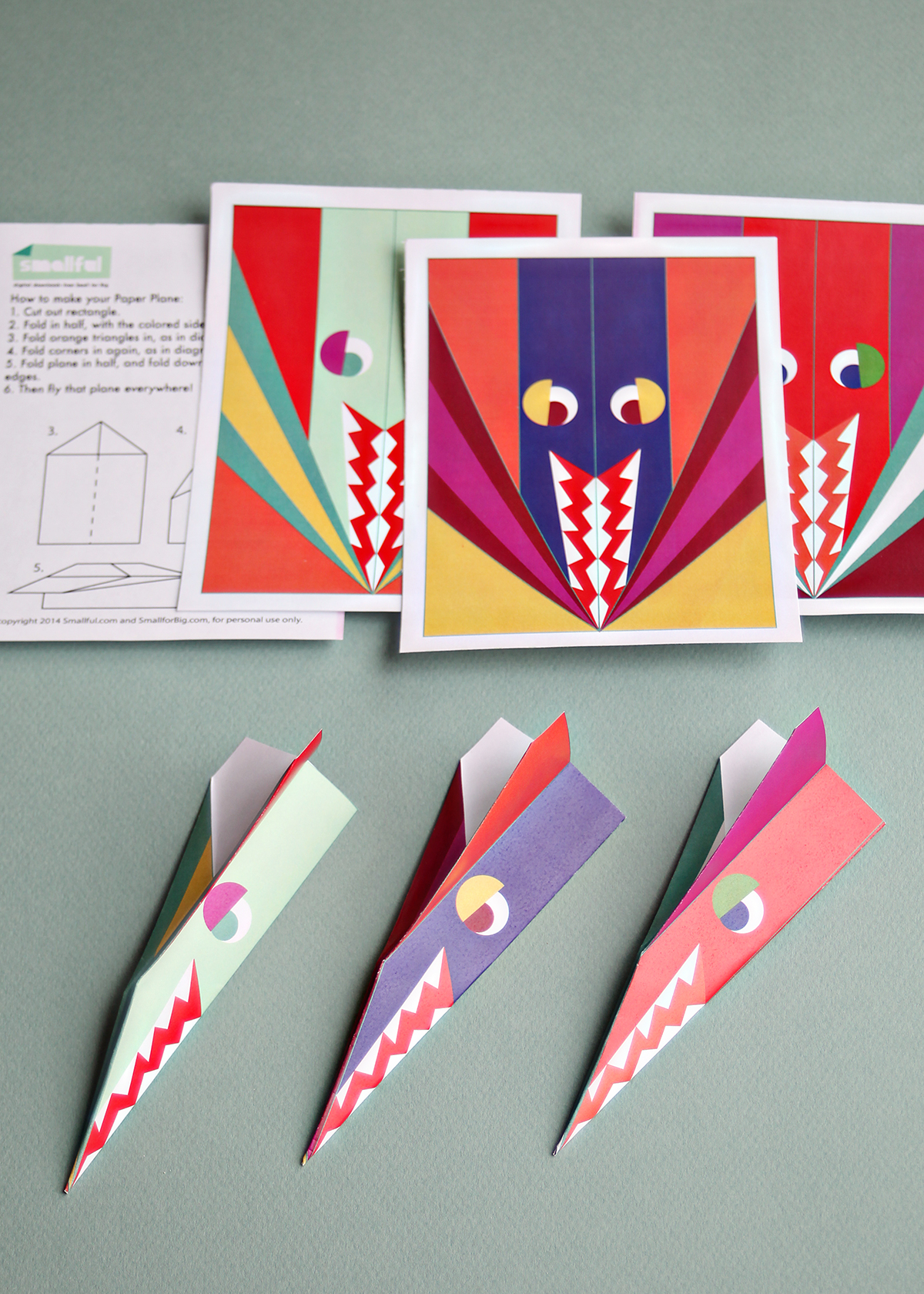 Print and make easy to assemble Paper Toys for free!