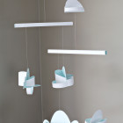 In the Clouds Mobile DIY printable nursery and home decor craft project